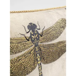 KARE Design Kissen Glitter Dragonfly Braun 50X30Cm- Kissen