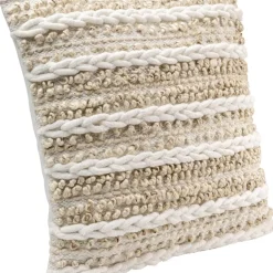KARE Design Kissen Loop Knit Beige 45X45Cm- Kissen