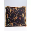 KARE Design Kissen Tiger Chain Schwarz 45X45Cm- Kissen