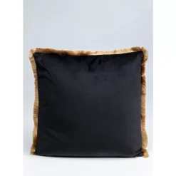 KARE Design Kissen Tiger Chain Schwarz 45X45Cm- Kissen