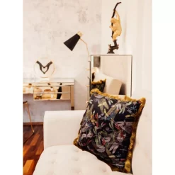 KARE Design Kissen Tropical Garden Fringe 45X45Cm- Kissen