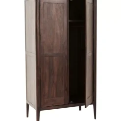 KARE Design Kleiderschrank Brooklyn Walnut- Regale