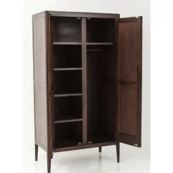 KARE Design Kleiderschrank Brooklyn Walnut- Regale
