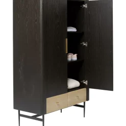KARE Design Kleiderschrank Milano 180X110- Regale
