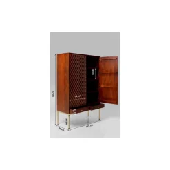 KARE Design Kleiderschrank Muskat- Regale
