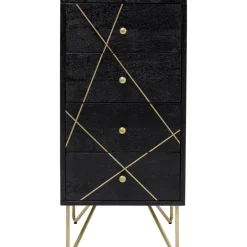 KARE Design Kommode Gold Vein 4 Schube 40X88Cm- Kommoden & Sideboards