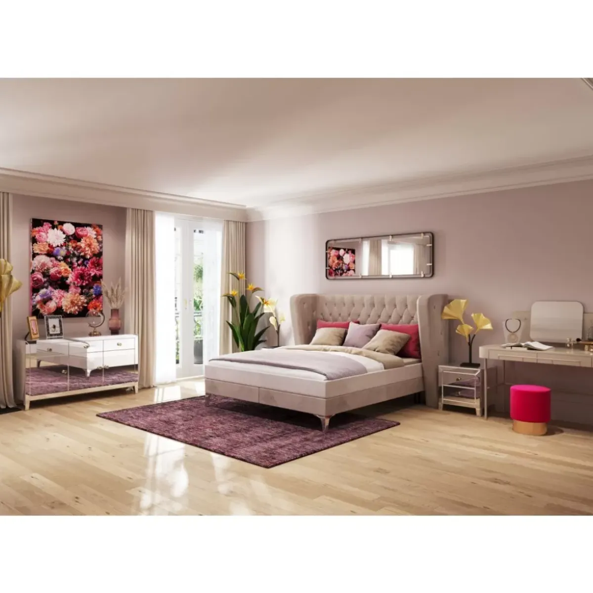 KARE Design Kommode Klein Luxury 2 Schube- Kommoden & Sideboards