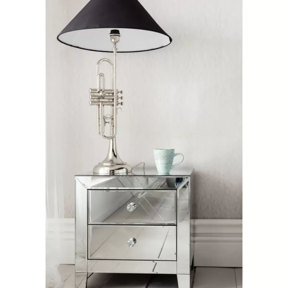 KARE Design Kommode Klein Luxury 2 Schube- Kommoden & Sideboards