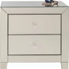 KARE Design Kommode Klein Luxury Champagne 2 Schube- Kommoden & Sideboards
