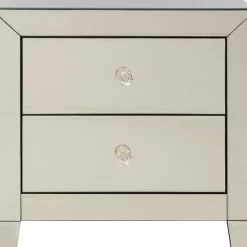 KARE Design Kommode Klein Luxury Champagne 2 Schube- Kommoden & Sideboards