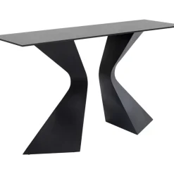 KARE Design Konsole Gloria Schwarz Keramik 140X81Cm- Kommoden & Sideboards
