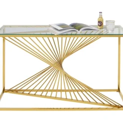 KARE Design Konsole Laser Gold 120X40- Kommoden & Sideboards