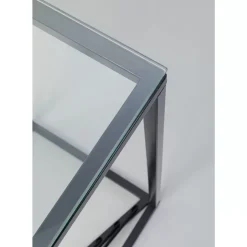 KARE Design Konsole Laser Schwarz Klarglas 120X40Cm- Kommoden & Sideboards