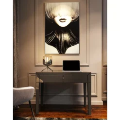 KARE Design Konsole Luxury Push Grau- Kommoden & Sideboards