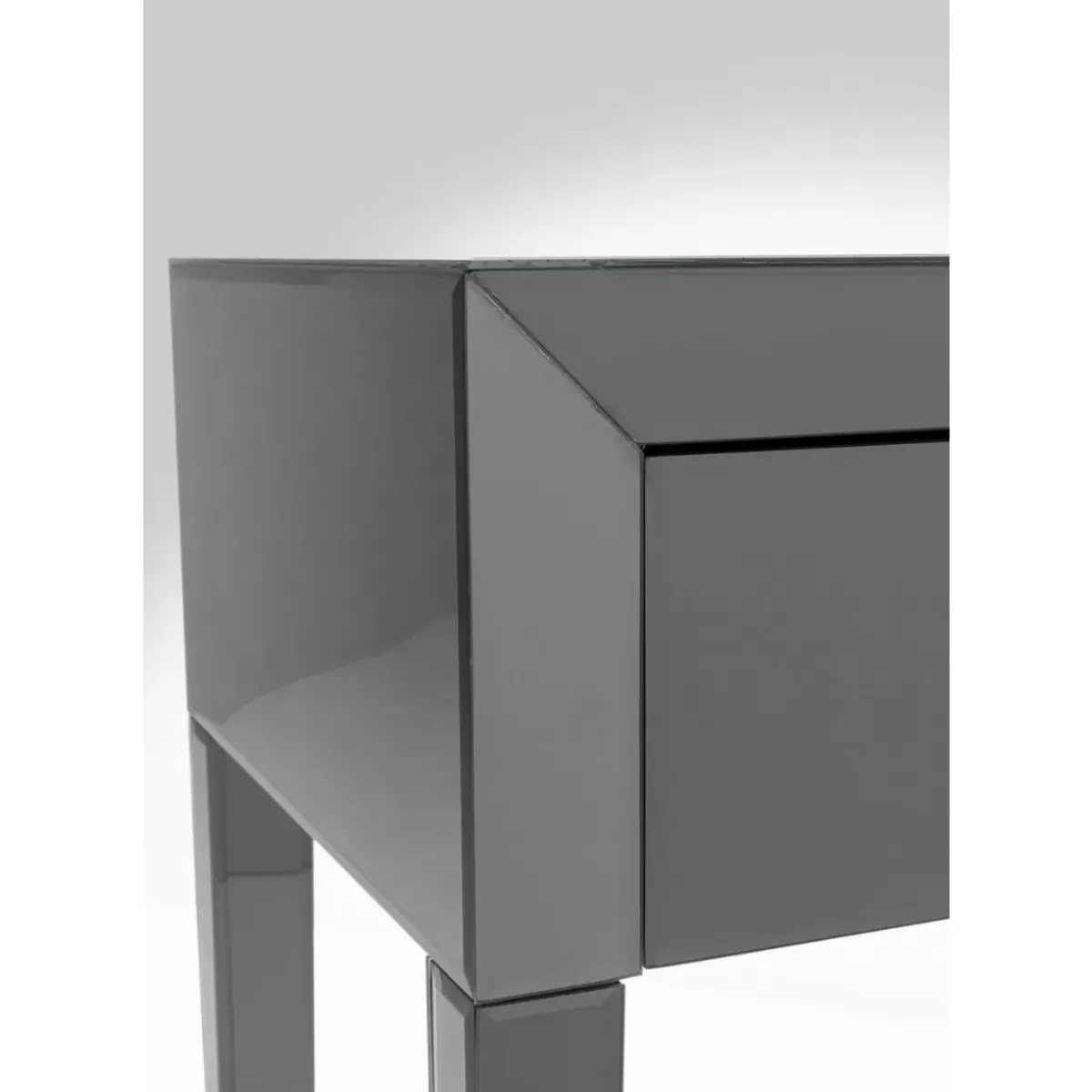 KARE Design Konsole Luxury Push Grau- Kommoden & Sideboards