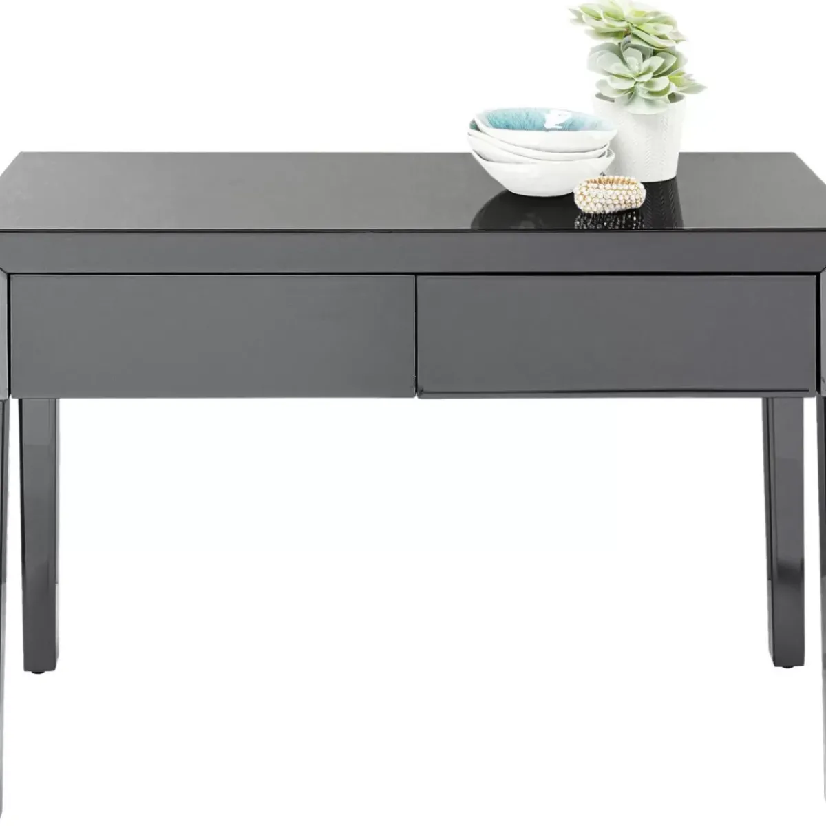 KARE Design Konsole Luxury Push Grau- Kommoden & Sideboards