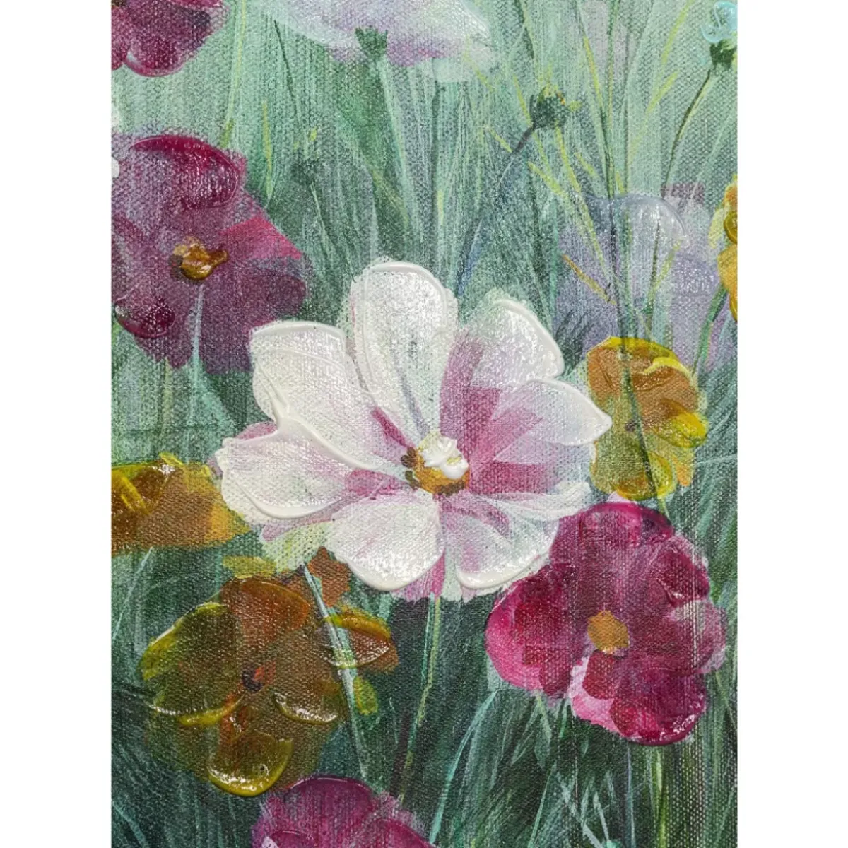 KARE Design Leinwandbild Pastell Flowers 120X120Cm- Bilder
