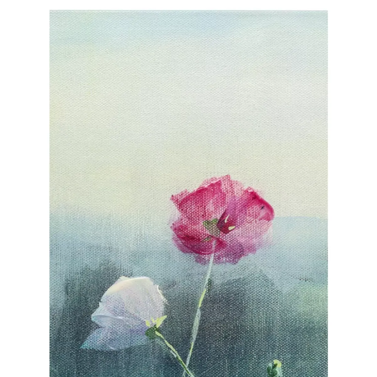 KARE Design Leinwandbild Pastell Flowers 120X120Cm- Bilder