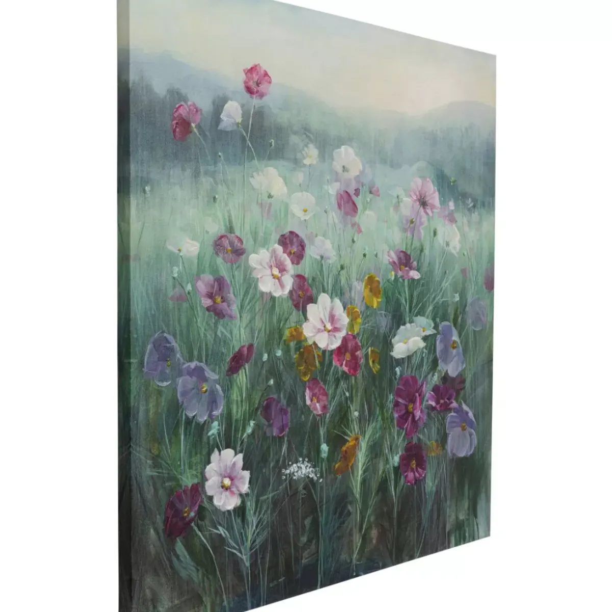 KARE Design Leinwandbild Pastell Flowers 120X120Cm- Bilder