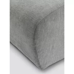 KARE Design Lucca Hocker Grau 76Cm- Sofas & Couches