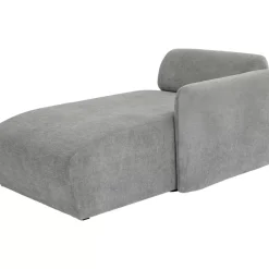 KARE Design Lucca Ottomane Elements Grau Rechts 90Cm- Sofas & Couches