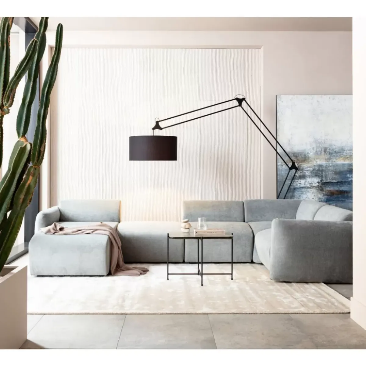 KARE Design Lucca Schlussecke Elements Rechts Grau 89Cm- Sofas & Couches