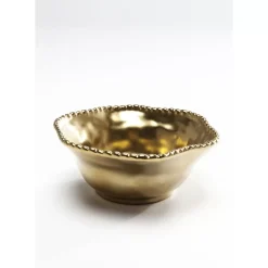 KARE Design Muslischale Bell Gold O16Cm- Geschirr & Tischaccessoires