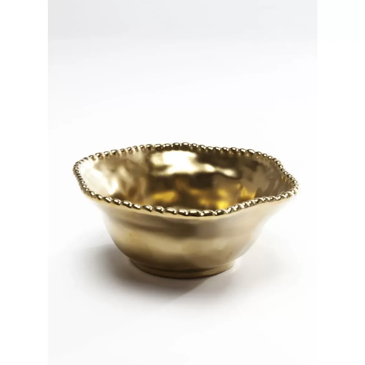 KARE Design Muslischale Bell Gold O16Cm- Geschirr & Tischaccessoires