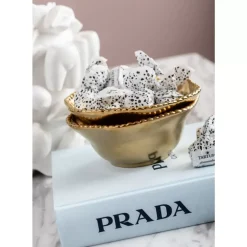 KARE Design Muslischale Bell Gold O16Cm- Geschirr & Tischaccessoires