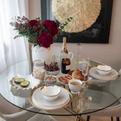 KARE Design Muslischale Bell Weis O15Cm- Geschirr & Tischaccessoires