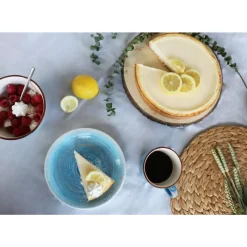 KARE Design Muslischale Swirl Blau O14Cm- Geschirr & Tischaccessoires