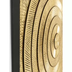 KARE Design Objektbild Art Circle Gold 120X120Cm- Bilder