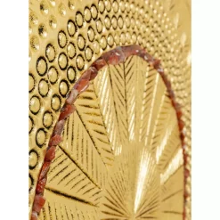 KARE Design Objektbild Art Geometric Circle Gold 120X120Cm- Bilder