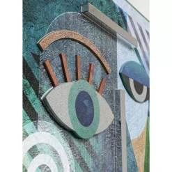 KARE Design Objektbild Geometric Woman 100X150Cm- Bilder