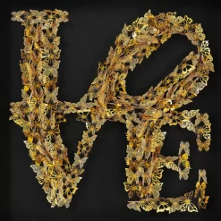 KARE Design Objektbild Love Butterfly 90X90Cm- Bilder