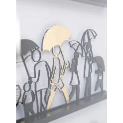 KARE Design Objektbild Singing In The Rain 90X90Cm- Bilder