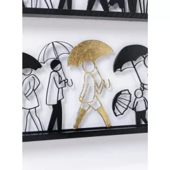 KARE Design Objektbild Singing In The Rain 90X90Cm- Bilder