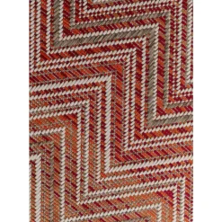 KARE Design Outdoor Teppich Zigzag Rot 160X230Cm- Teppiche