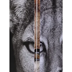 KARE Design Paravent King Lion Vs Cat Girl 120X180Cm- Paravents