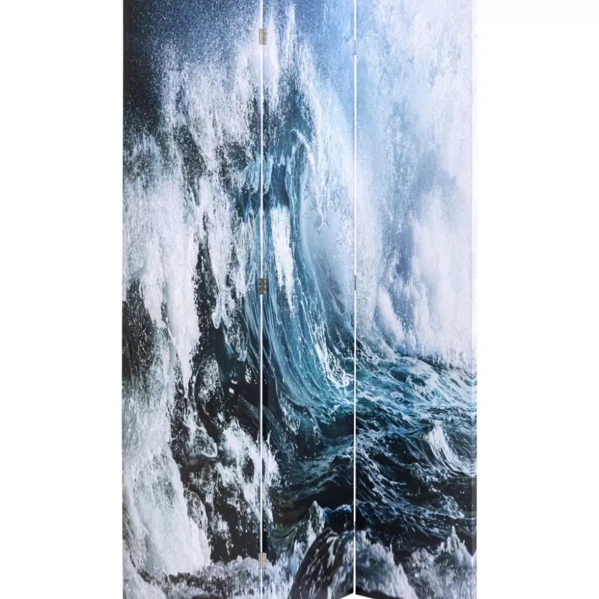 KARE Design Paravent Triptychon Wave Vs Palms 120X180Cm- Paravents