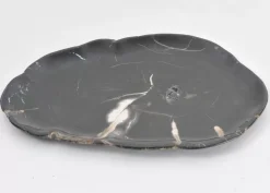 KARE Design Platte Midnight Versteinertes Holz- Geschirr & Tischaccessoires