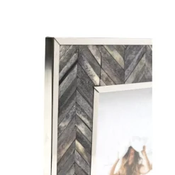 KARE Design Rahmen Chevron Grau 13X18- Deko & Geschenkartikel