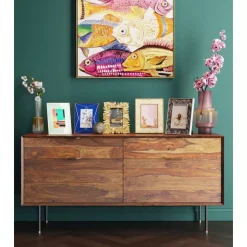 KARE Design Rahmen Chevron Grau 13X18- Deko & Geschenkartikel