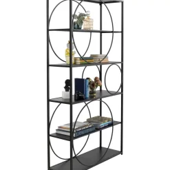 KARE Design Regal Circle Schwarz 100X200Cm- Regale