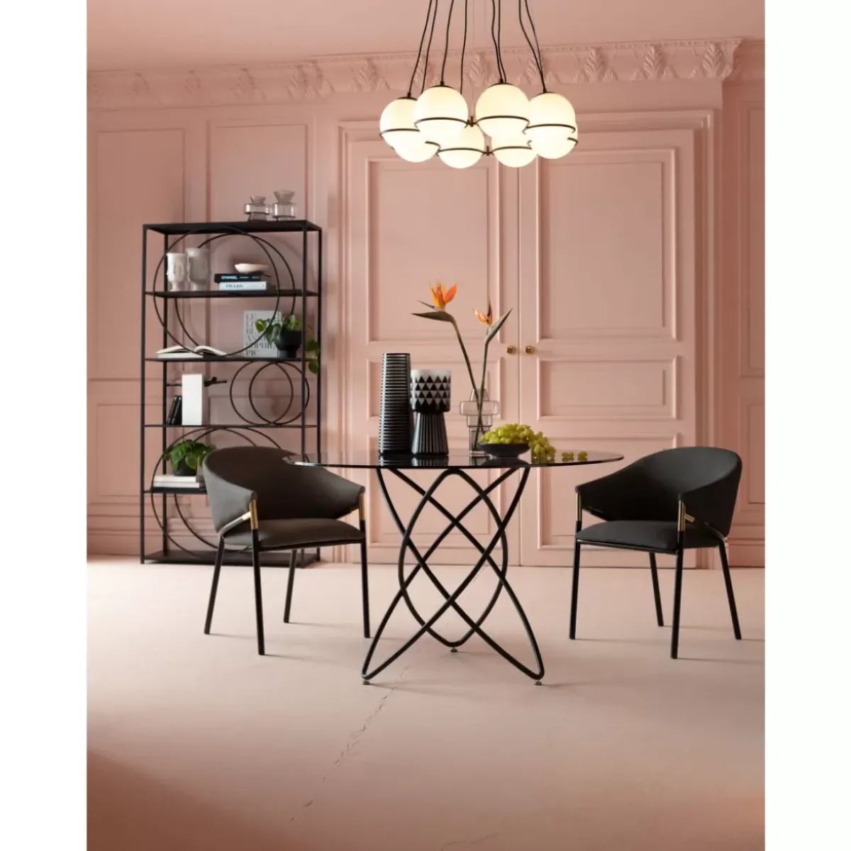 KARE Design Regal Circle Schwarz 100X200Cm- Regale