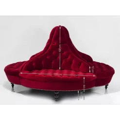 KARE Design Rundsofa Boudoir 4-Sitzer Small- Sofas & Couches