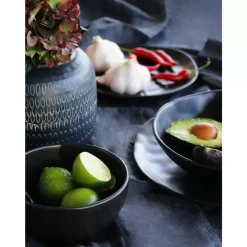 KARE Design Schale Organic Black O15Cm- Geschirr & Tischaccessoires
