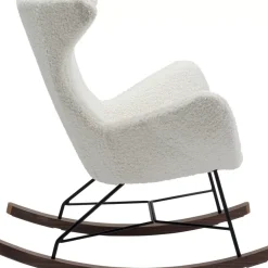 KARE Design Schaukelsessel Balance Weiss- Sessel