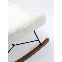 KARE Design Schaukelsessel Balance Weiss- Sessel