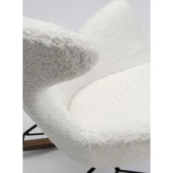 KARE Design Schaukelsessel Balance Weiss- Sessel